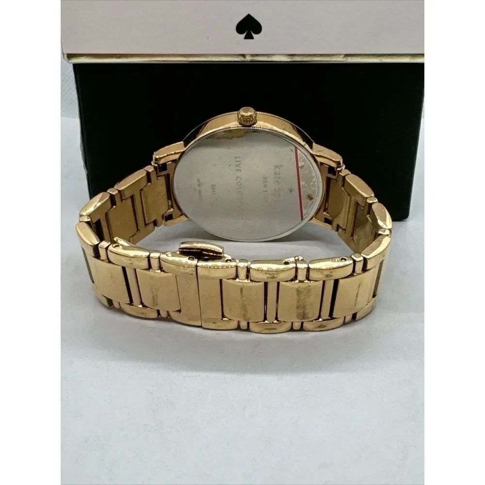 Kate Spade Gramercy Grand 0641 Women's Rose Gold Analog Dial Quartz Watch JNA132